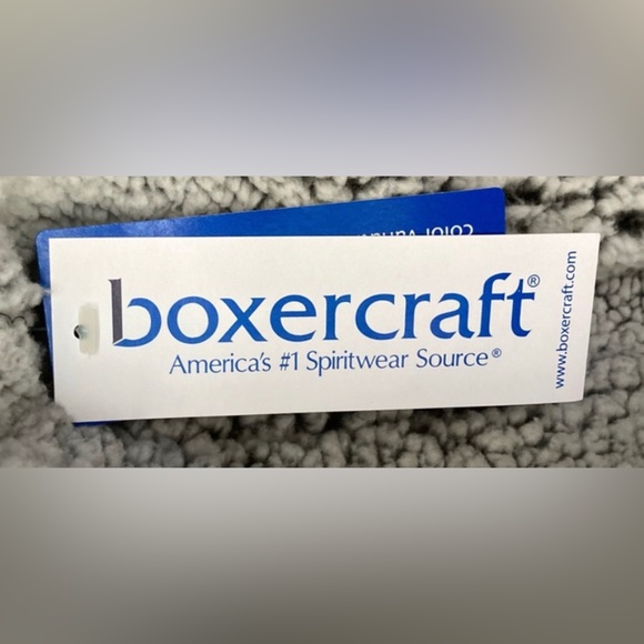 Relay for Life BOXERCRAFT fleece 1/4” zip pullover gray small teddy bear - Picture 16 of 16